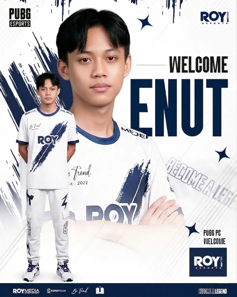 Kaiyun开云官方网站中国登录-ROY战队社媒官宣：ENUT加入